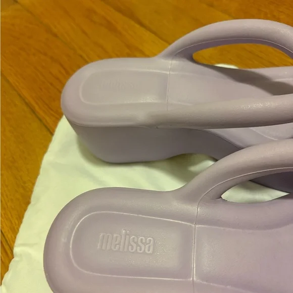 NWOT Melissa Women's Light Purple Platform Sandals - Picture 3 of 7